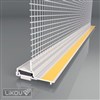 LIKOV LS3-300 lišta okenní začišťovací 3D s expanzní páskou a skl. tk. 100mm délka 2,4m